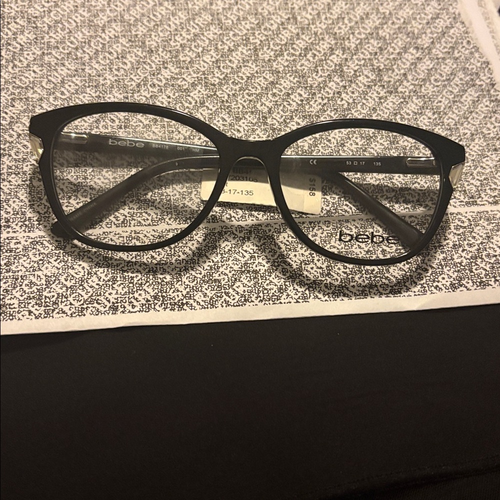 bebe Black Women's Glasses